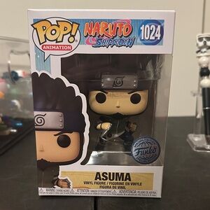 Funko Pop Naruto Shippuden Asuma Figure - Black and Green